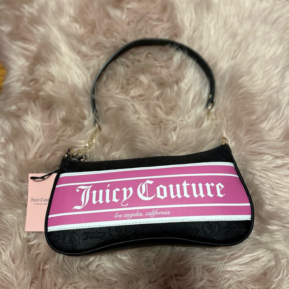Juicy Couture Pink and Black Liquorice Women's Bag